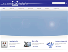 Tablet Screenshot of elektrotechnik-galler.de